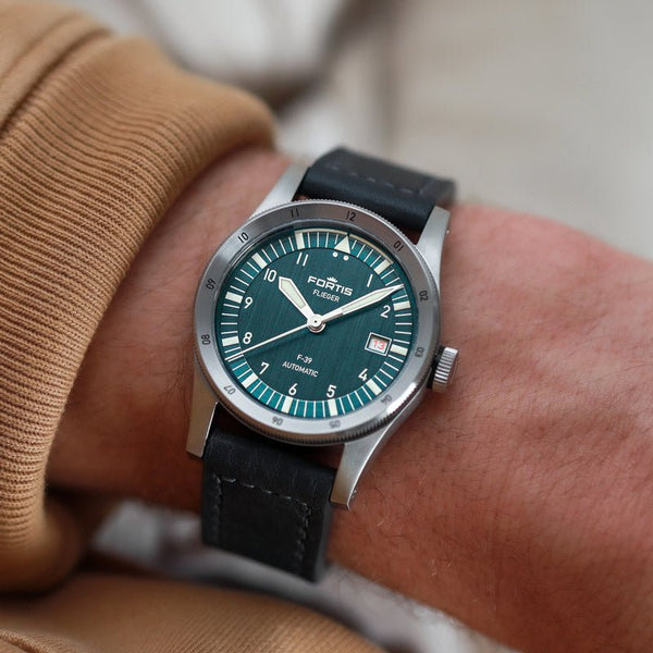 FORTIS Flieger F-39 - Petrol - The Independent CollectiveFORTIS Flieger F-39 - Petrol