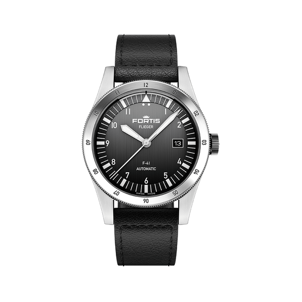 FORTIS Flieger F-41 - Black - The Independent CollectiveFORTIS Flieger F-41 - Black