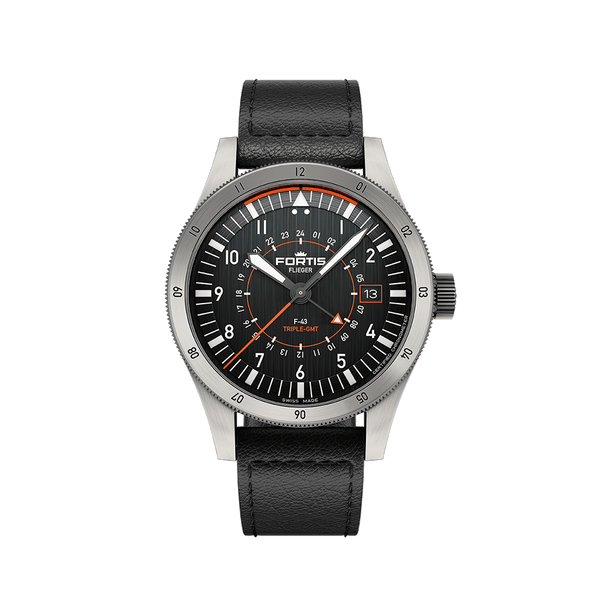 FORTIS Flieger F - 43 Triple GMT - Titanium Original - The Independent CollectiveFORTIS Flieger F - 43 Triple GMT - Titanium Original