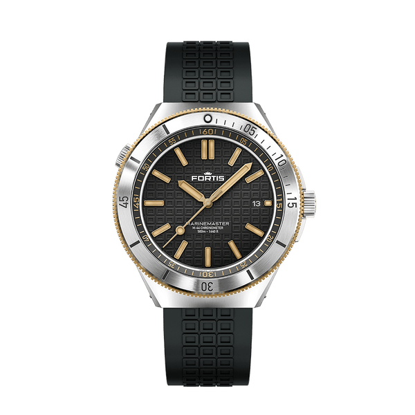 FORTIS Marinemaster M-44 - Black Resin Gold - The Independent CollectiveFORTIS Marinemaster M-44 - Black Resin Gold