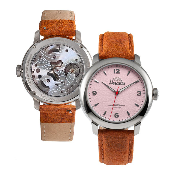 H P Hercules - Ice Pink Hand wound - The Independent CollectiveH P Hercules - Ice Pink Hand wound