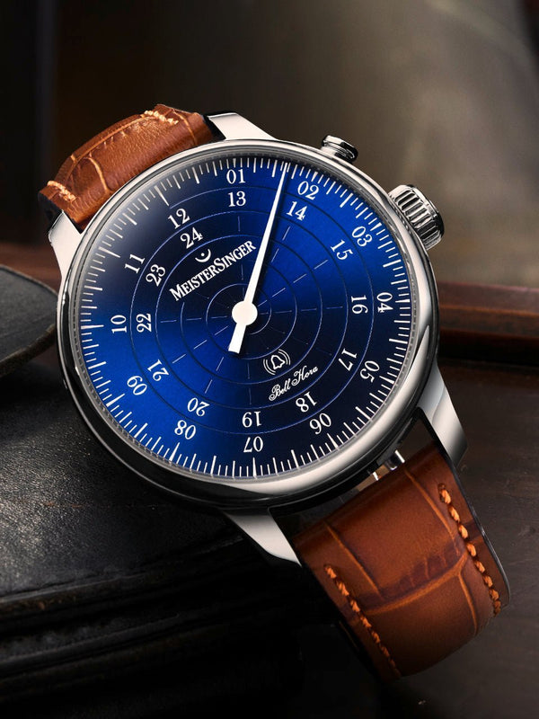 MeisterSinger : Bell Hora Sunburst Blue - Display Model - The Independent CollectiveMeisterSinger : Bell Hora Sunburst Blue - The Independent Collective