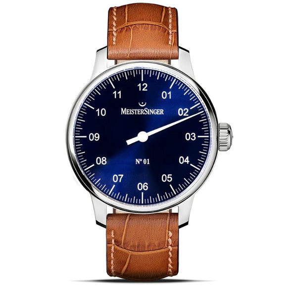 MeisterSinger : Nº1 43mm Sunburst Blue - The Independent CollectiveMeisterSinger : Nº1 43mm Sunburst Blue