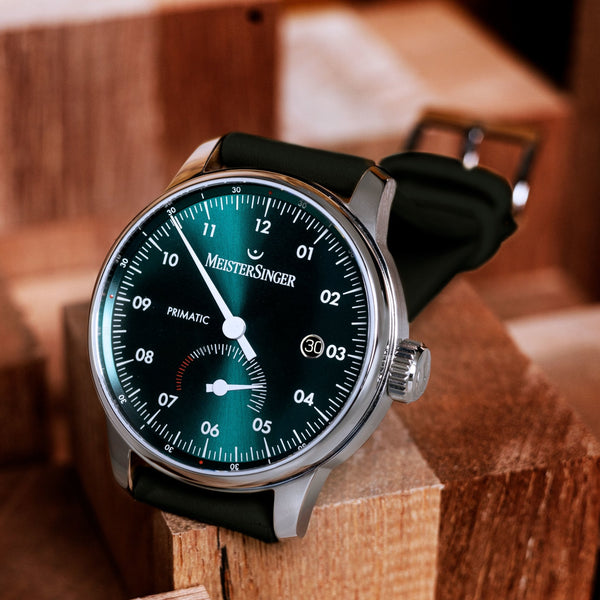 MeisterSinger Primatic Petrol Green - Display model - The Independent CollectiveMeisterSinger Primatic Petrol Green - The Independent Collective