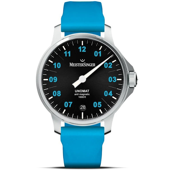 Meistersinger : Unomat Black with Arctic Blue - The Independent CollectiveMeistersinger : Unomat Black with Arctic Blue