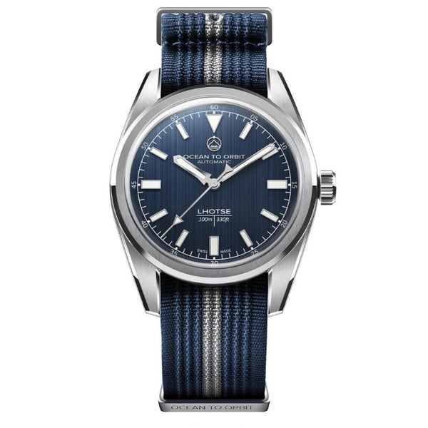 OCEAN TO ORBIT LHOTSE - BLUE STEEL ADVENTURE STRAP - The Independent CollectiveOCEAN TO ORBIT LHOTSE - BLUE STEEL ADVENTURE STRAP