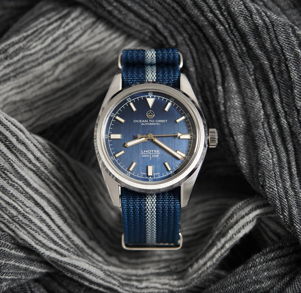 OCEAN TO ORBIT LHOTSE - BLUE STEEL ADVENTURE STRAP - The Independent CollectiveOCEAN TO ORBIT LHOTSE - BLUE STEEL ADVENTURE STRAP