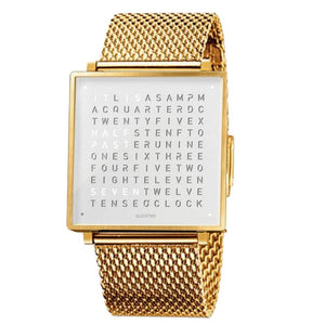 Qlocktwo Watch Yellow White - Last piece ever - The Independent CollectiveQlocktwo Watch Yellow White - Last piece ever