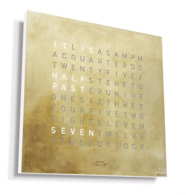 Qlocktwo Creators Edition Silver & Gold - The Independent Collective