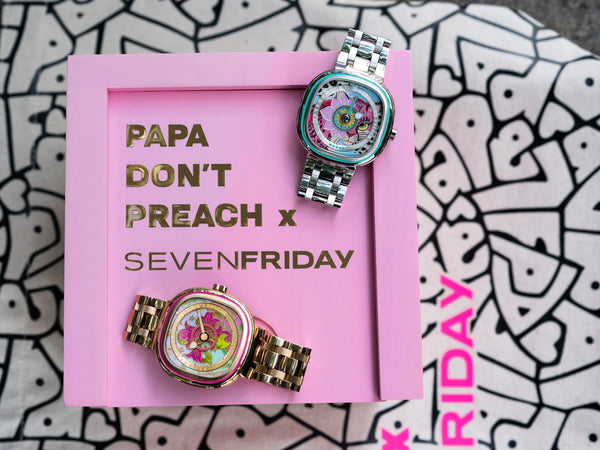 SEVENFRIDAY C1/01 Papa Don’t Preach Silver Leopard - The Independent Collective